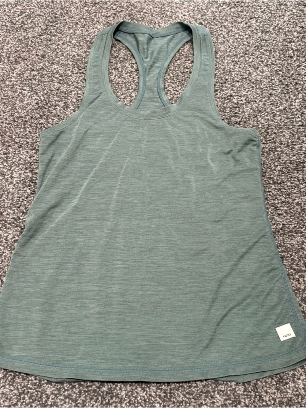 Vuori Sage Green Racerback Tank